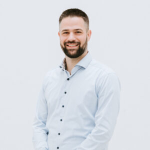 A portrait of Philipp Schmidt, Head of Supply Chain Management at PL BioScience.