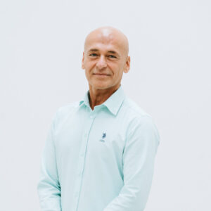 A portrait of Edin Begić, Warehouse & Logistics at PL BioScience.